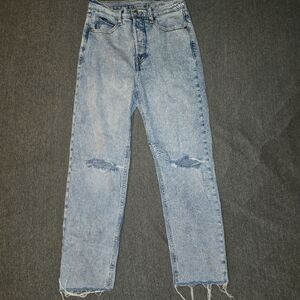 Womens size 6 Extra High Rise Sky HI Straight jeans
